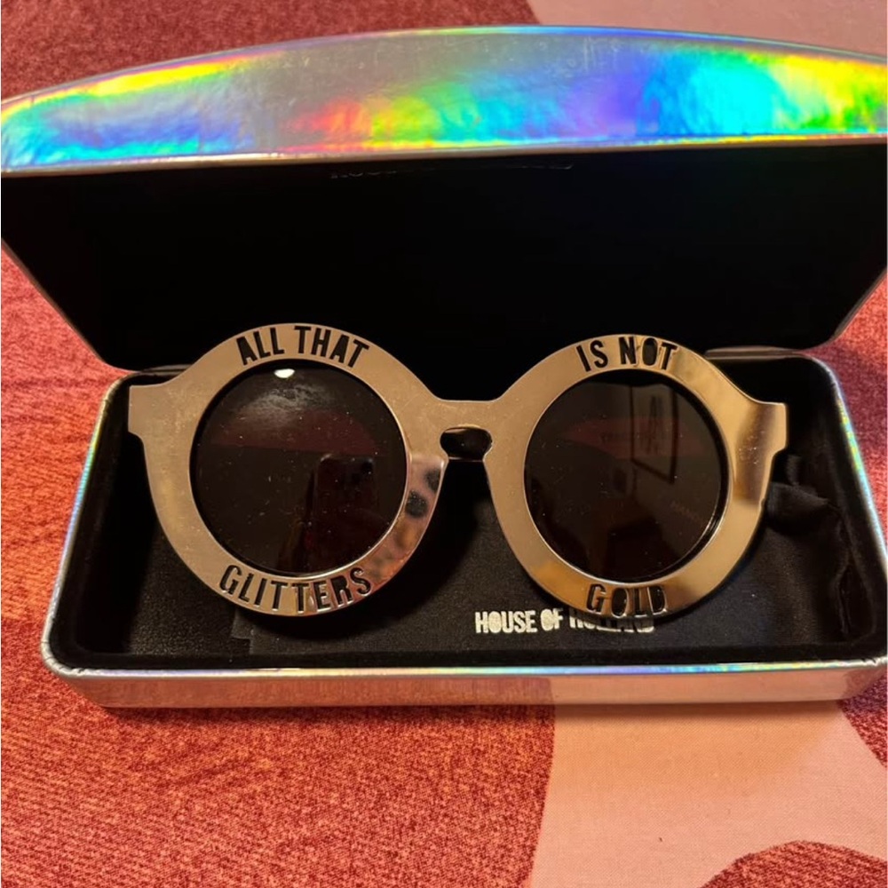 House of Holland Gold Sunglasses